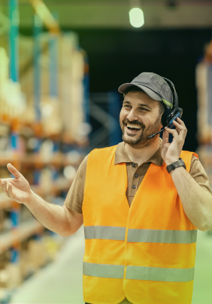 kompletacja głosowa na magazynie