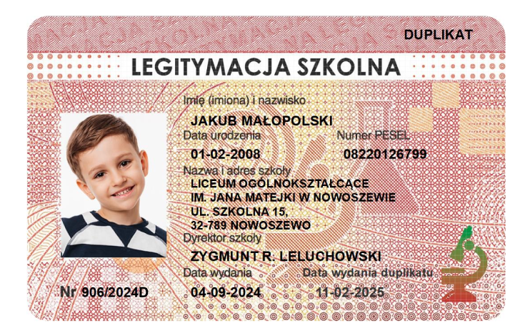 Duplikat Legitymacji Szkolnej Wz r Procedura Op aty I Inne Kwestie 