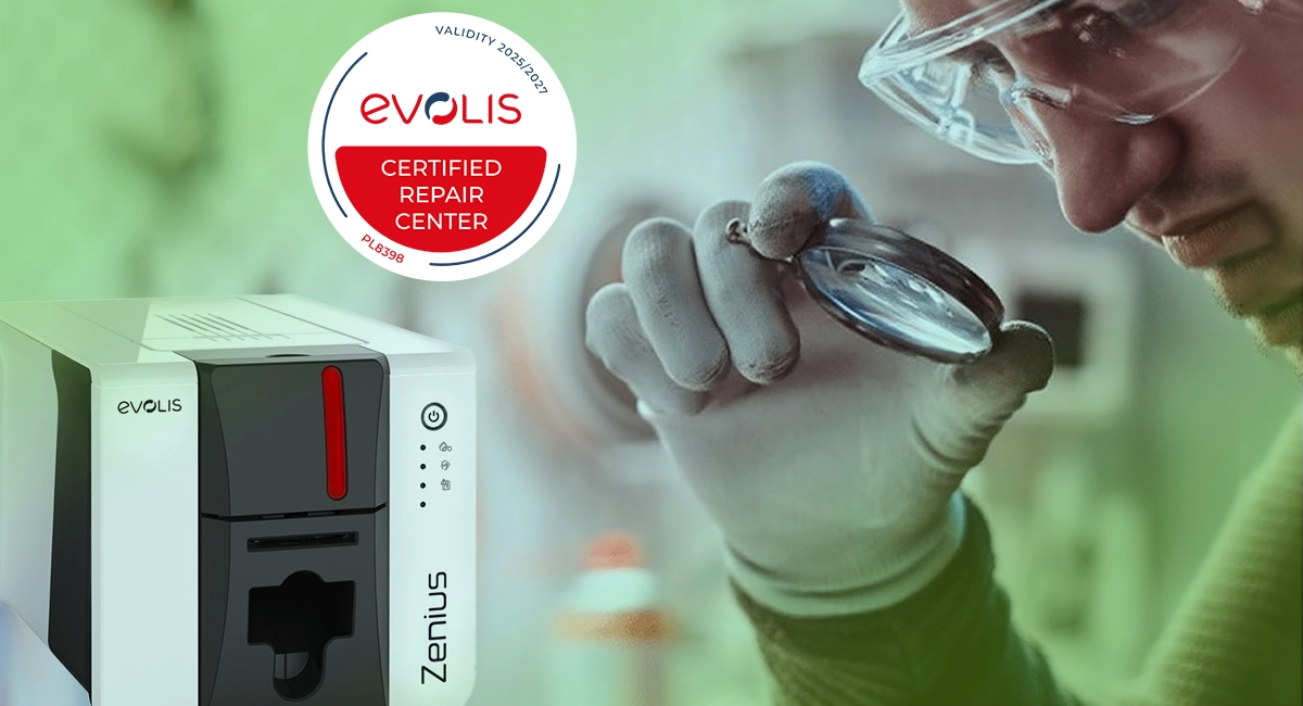 Certyfikowany serwis drukarki kart Evolis Zenius